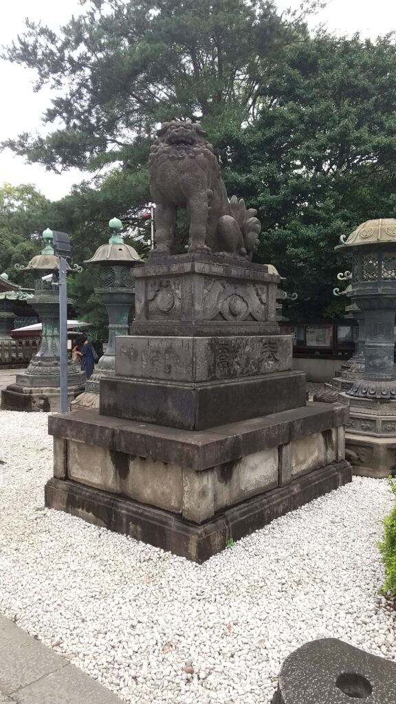 上野東照宮の狛犬