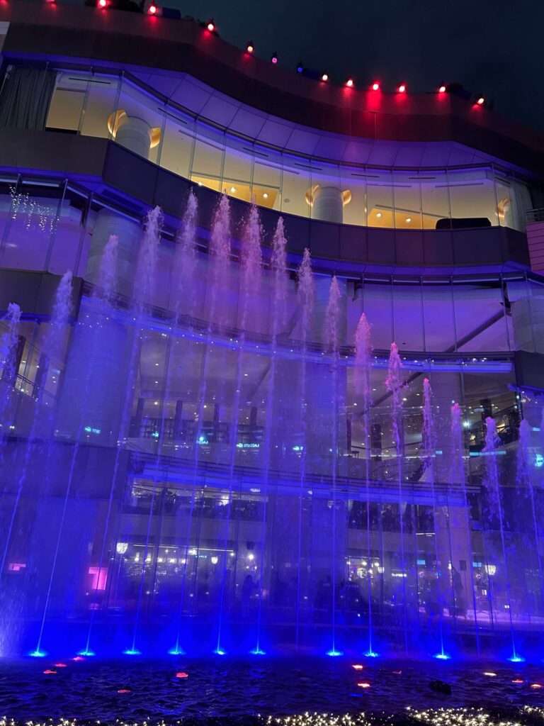 オペラ座の怪人噴水ショー